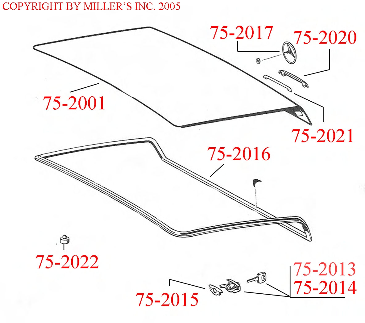 TRUNK LOCK GASKET