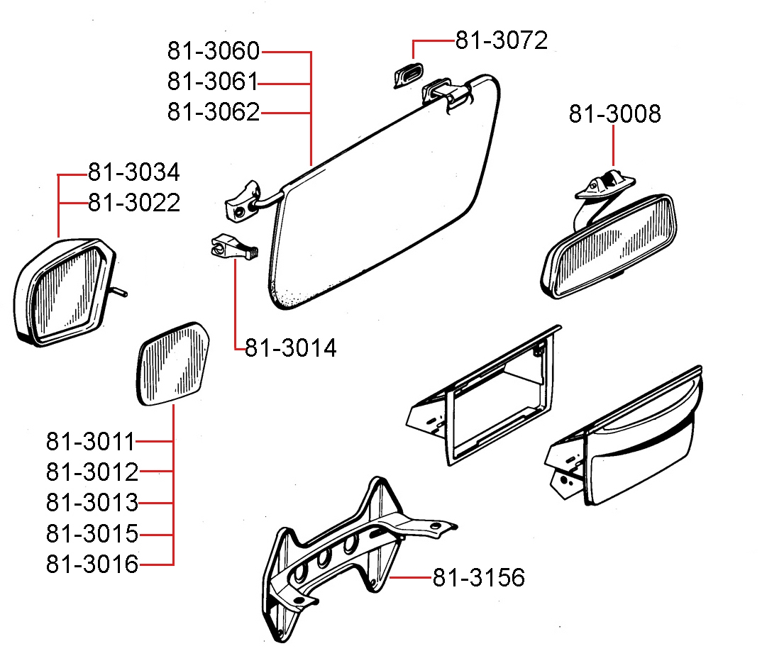 OUTSIDE MIRROR HANDLE KIT