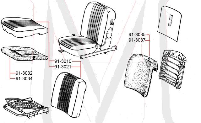 BOTTOM SEAT PAD