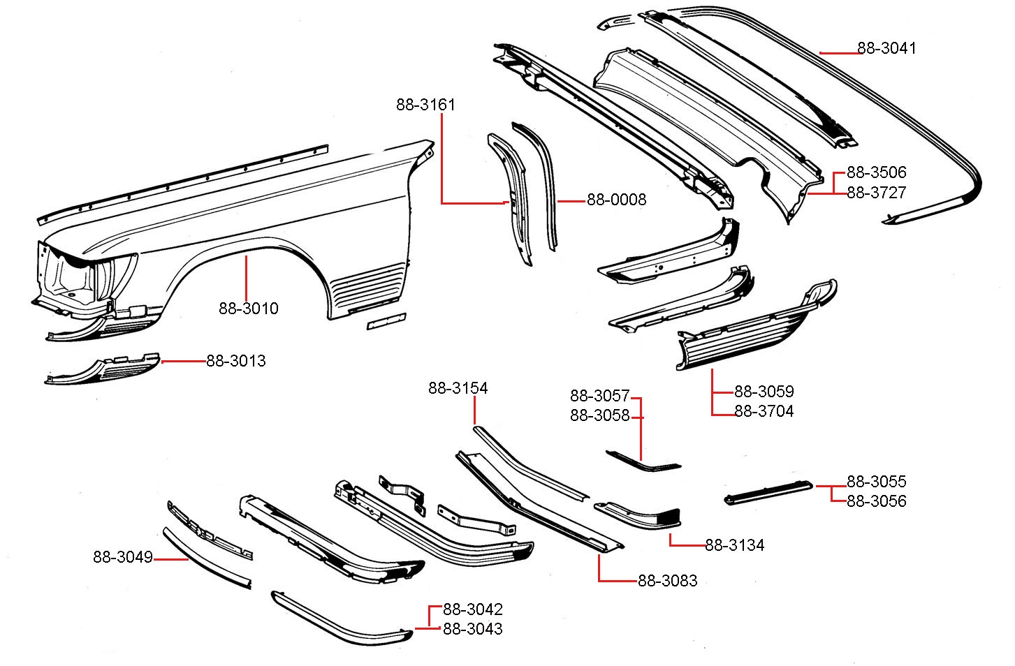 CENTER FRONT FILLER PANEL