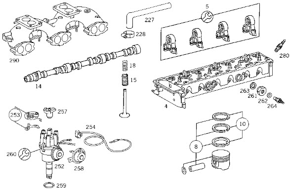 CAM TOWER BEARING SET