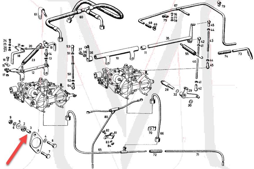 CAUBURETOR TO INTAKE MANIFOLD SLEEV