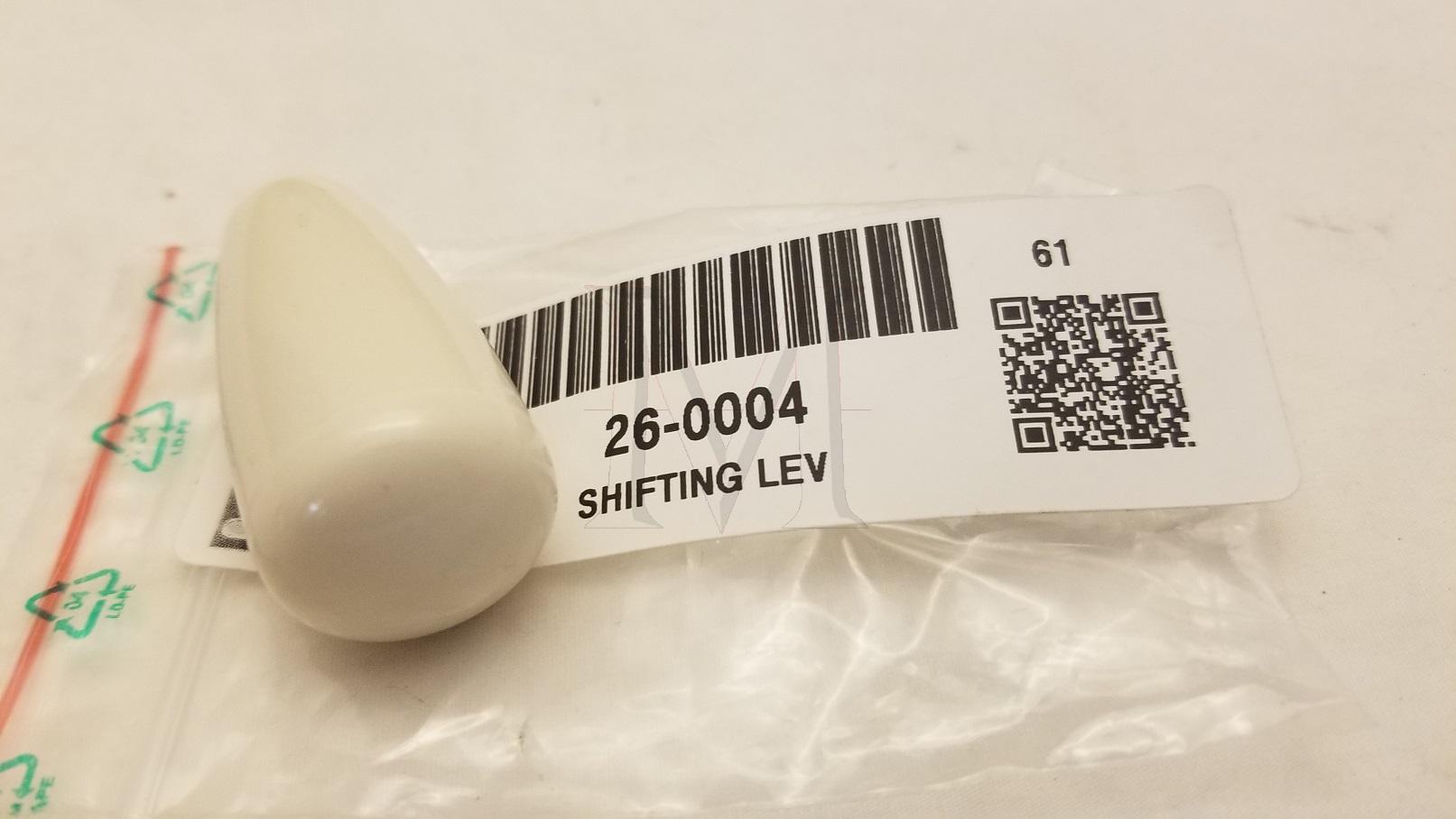 THREADED SHIFT LEVER KNOB - IVORY COLOR