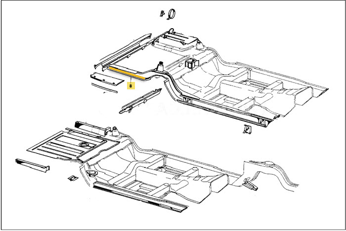 SIDE MEMBER - REAR RIGHT