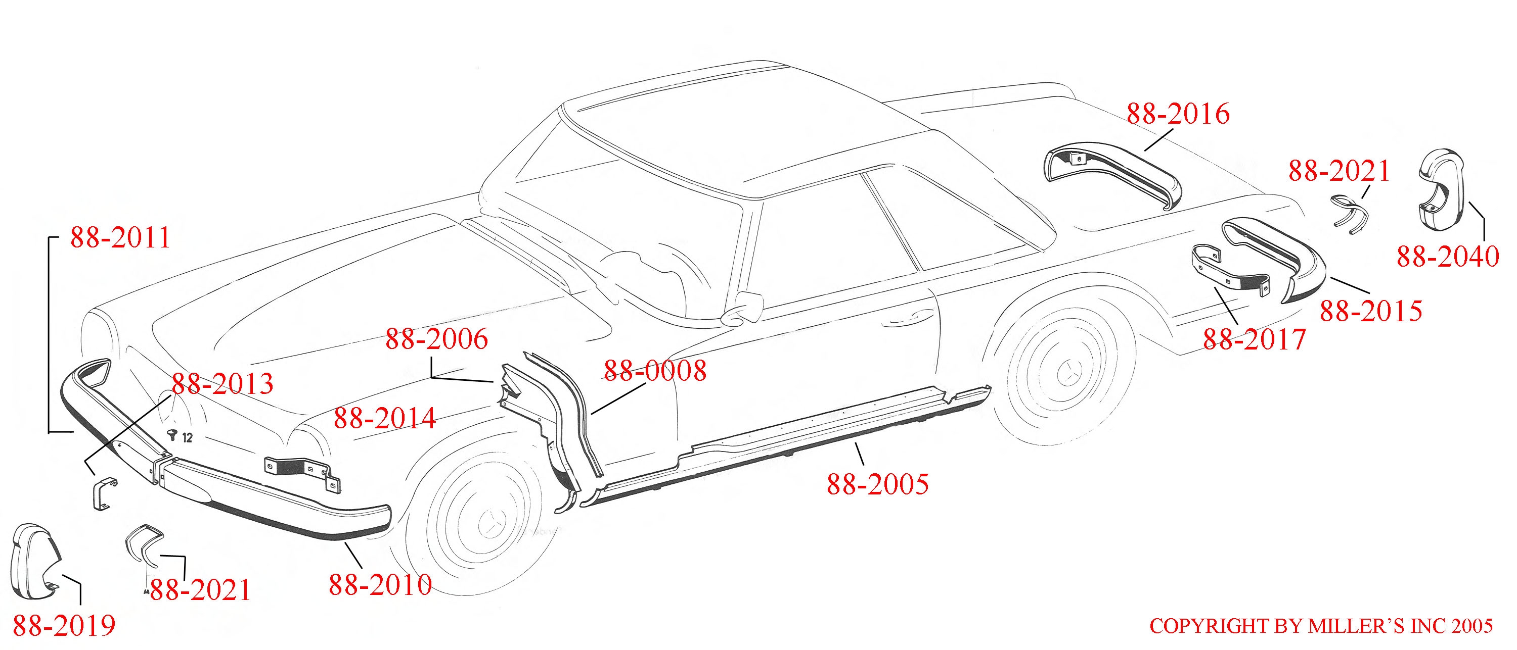 REAR BUMPER - LEFT SIDE