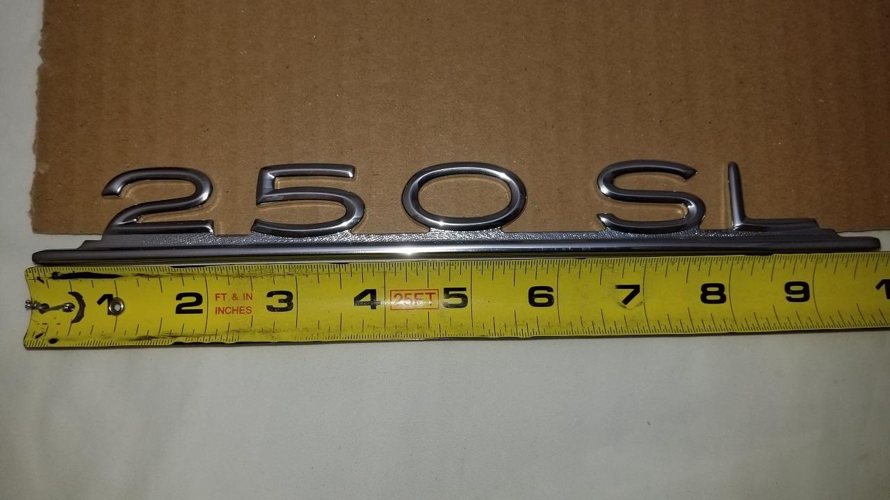 250SL TRUNK EMBLEM