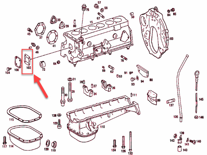 GASKET, CRANKCASE FRONT