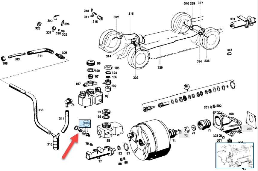 BRAKE CYLINDER GROMMET