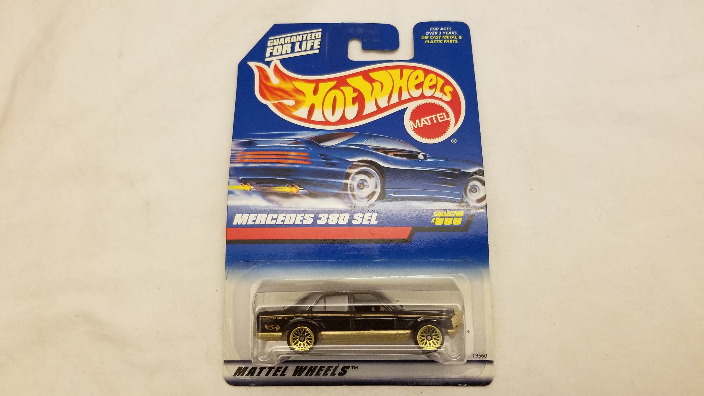 HOTWHEELS #889 MERCEDES BENZ 380 SEL