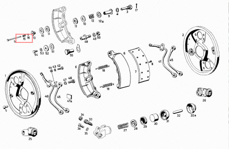 BRAKE ADJUSTING PIN SPRING