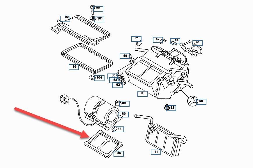 BLOWER MOTOR SEAL