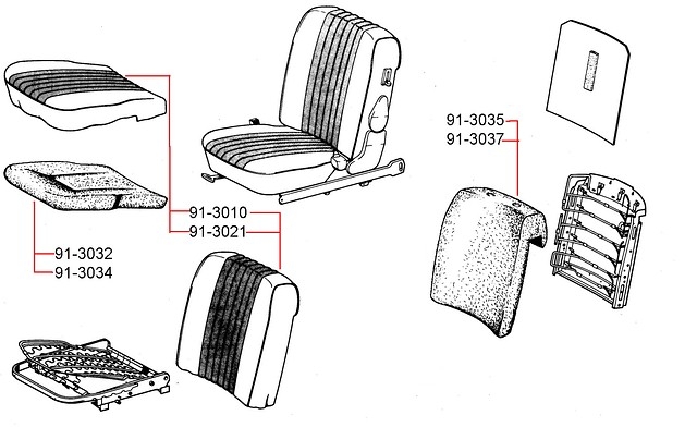 BACK REST SEAT PAD