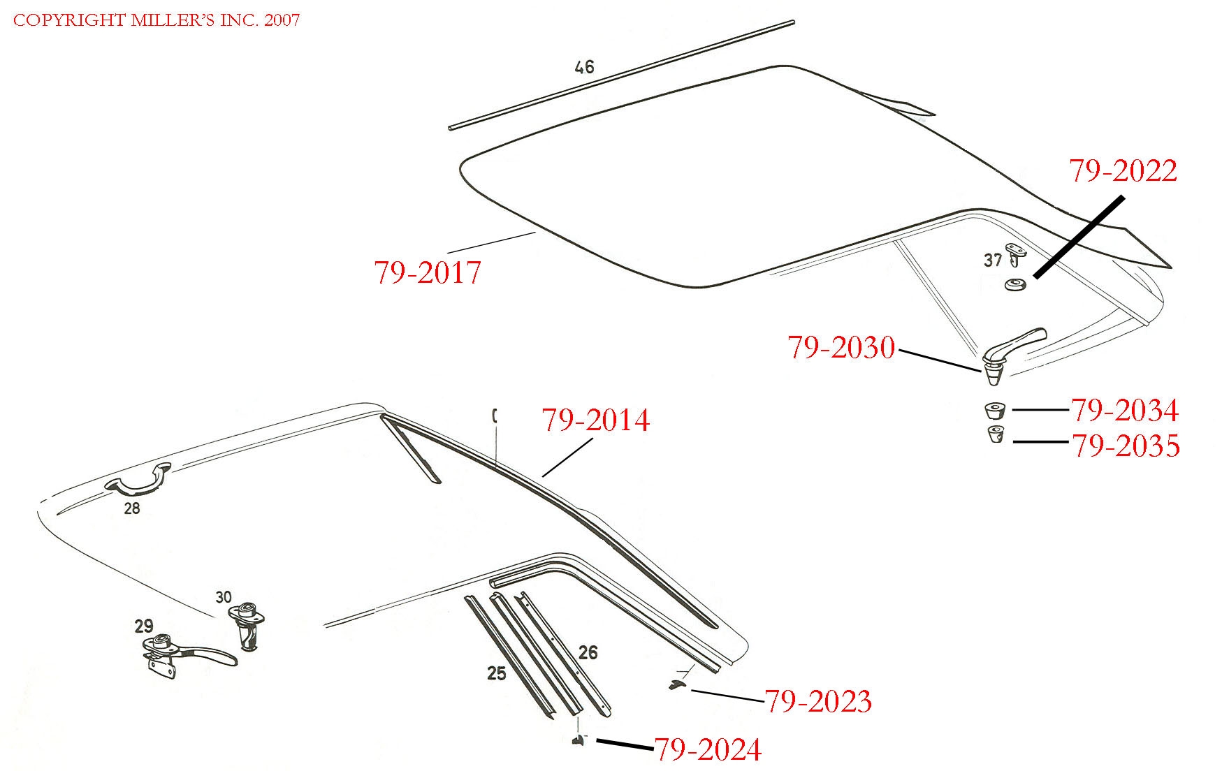 HARDTOP HEADLINER