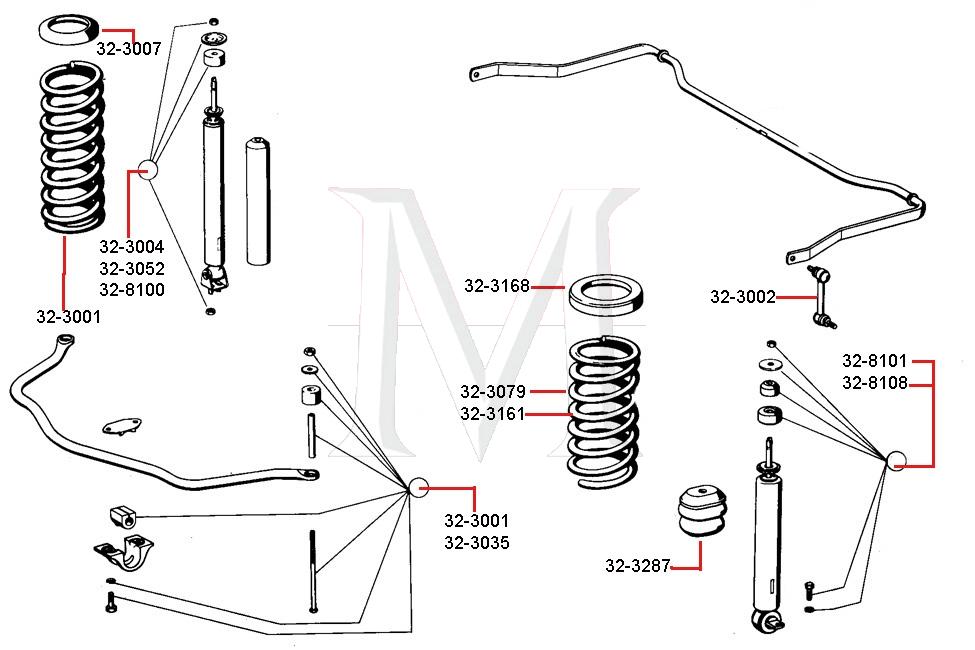 COIL SPRING SEAT - REAR