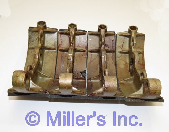 FRONT BRAKE SHOE SET - EXCHANGE