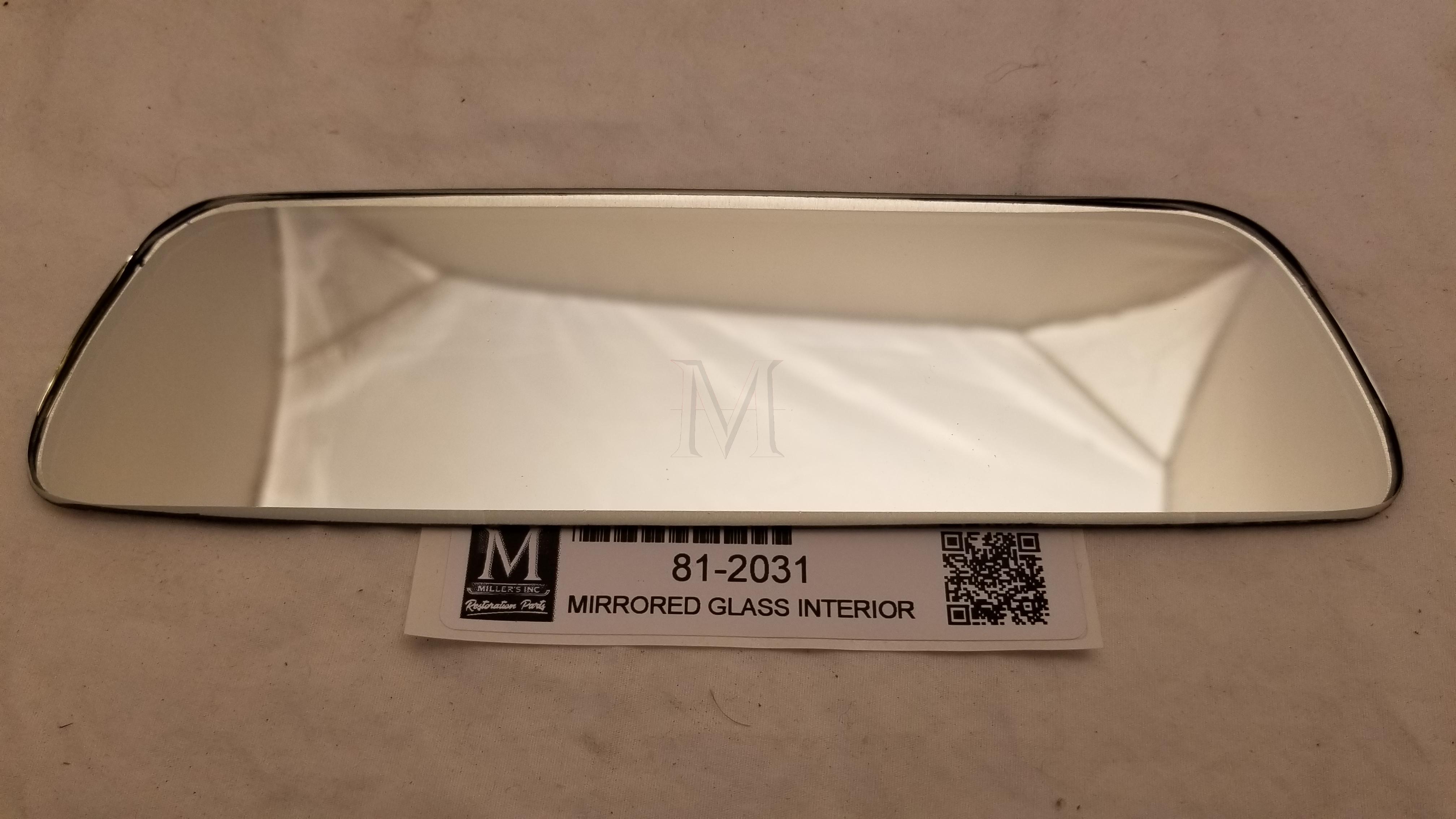 MIRRORED GLASS INTERIOR REAR VIEW