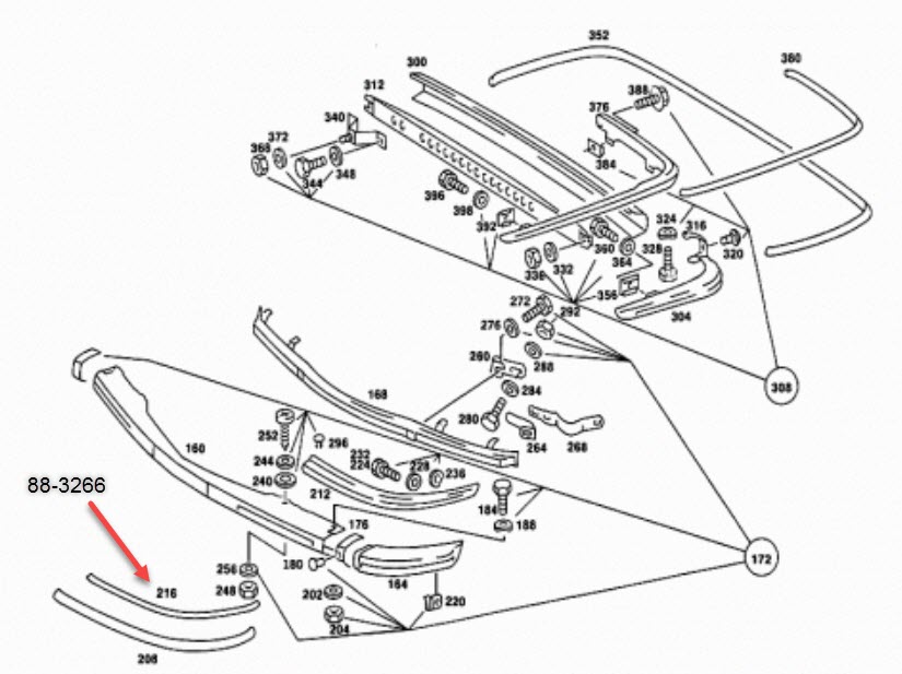 FRONT BUMPER RAIL