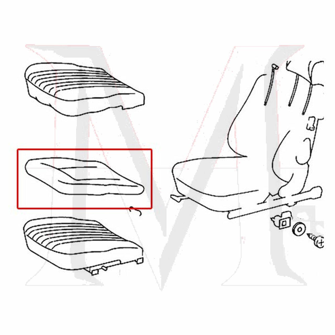 BOTTOM SEAT PAD