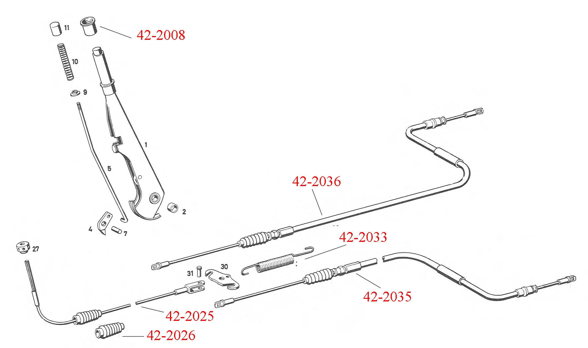 BRAKE CABLE