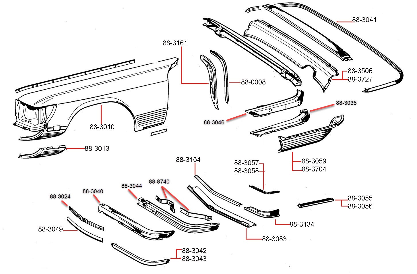 BUMPER STIFFNER - RIGHT