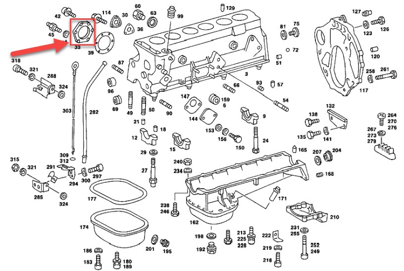 CYLINDER HEAD BLK COVER 6 HOLE