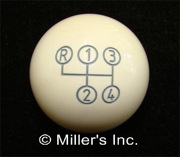 SHIFT KNOB - ROUND IVORY