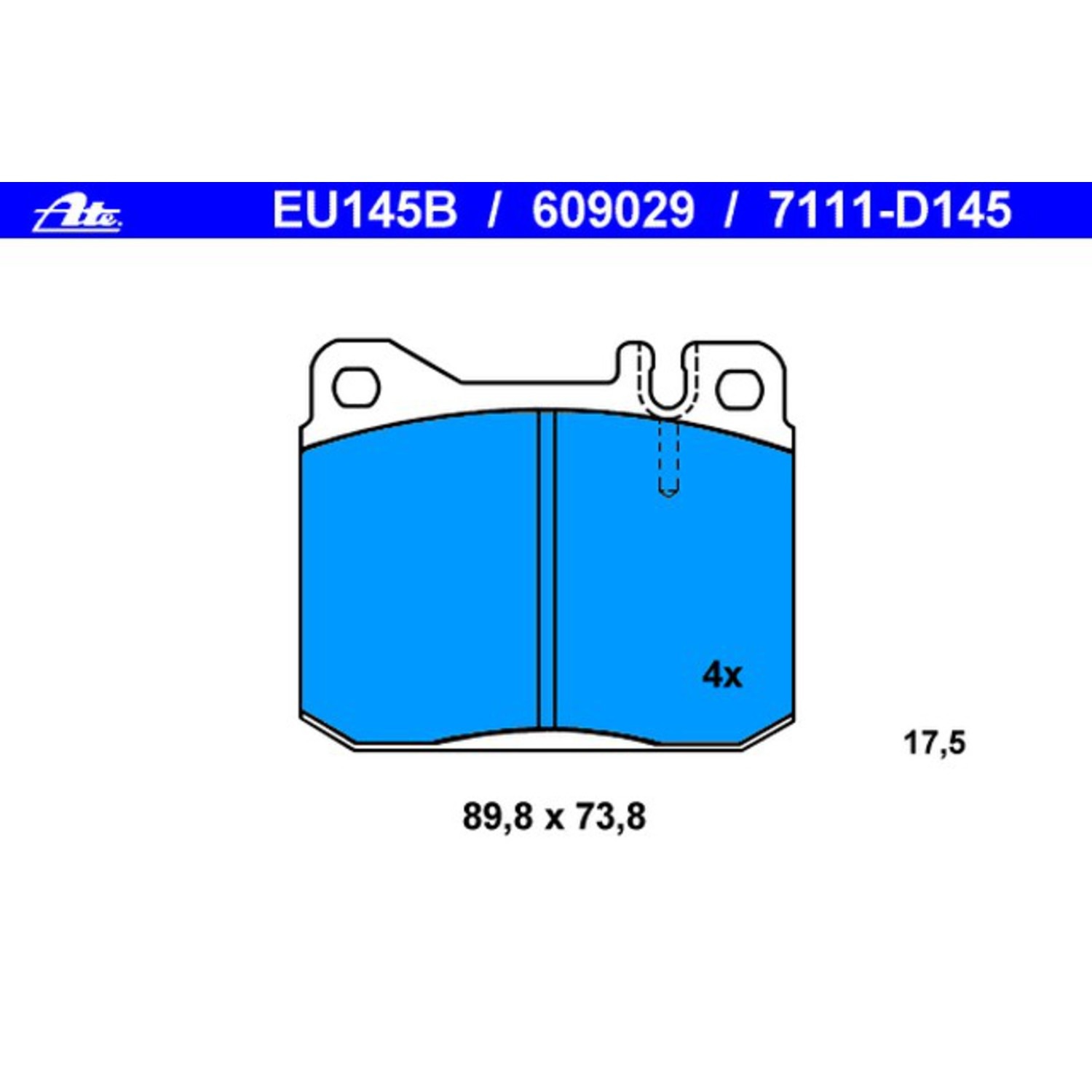 FRONT BRAKE PAD SET