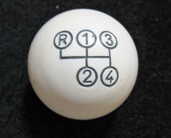 SHIFT KNOB - ROUND IVORY - REPRODUCTION